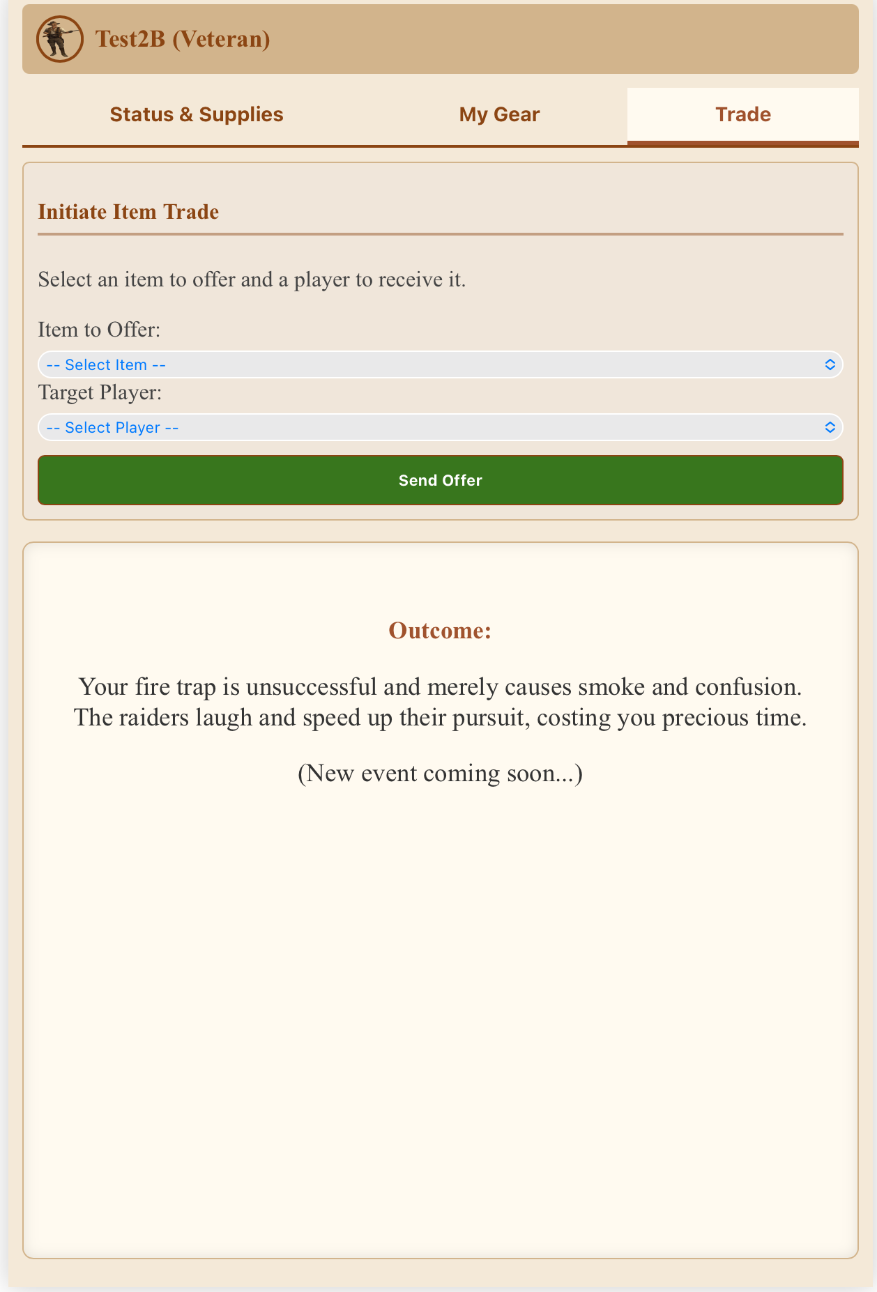Donner Party Gameplay